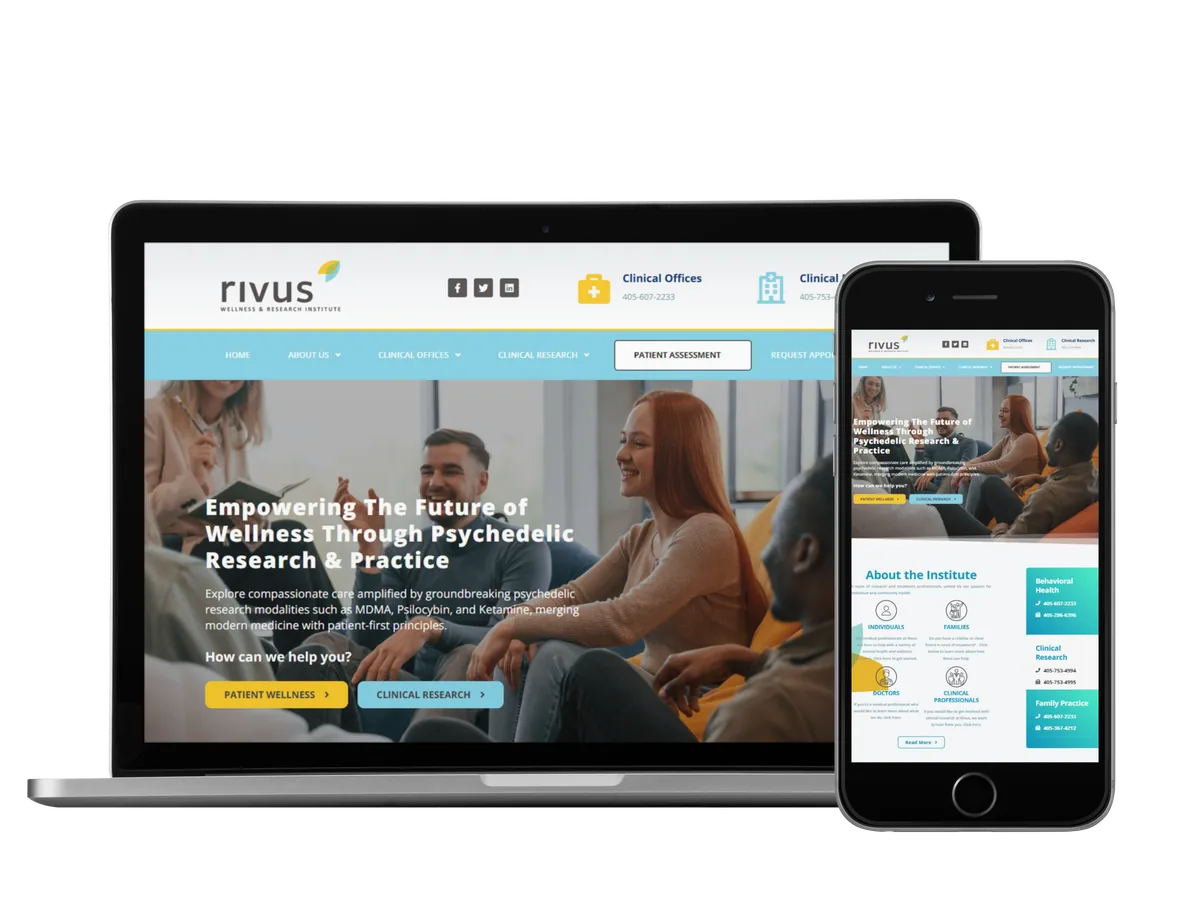 Rivus Institute — website by Kickass